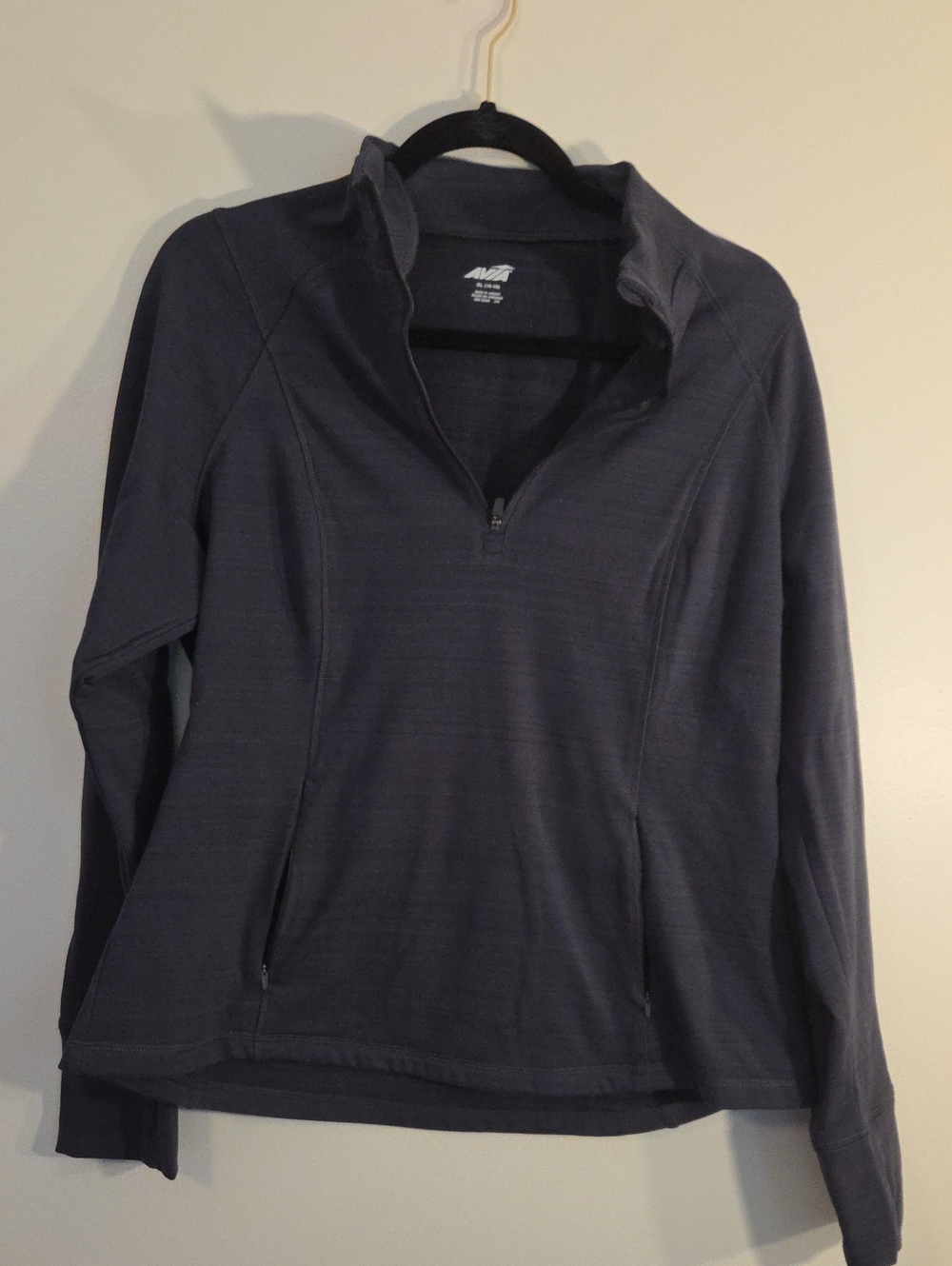 Avia Women's Quarter-Zip Pullover - Dark Blue Women's XL